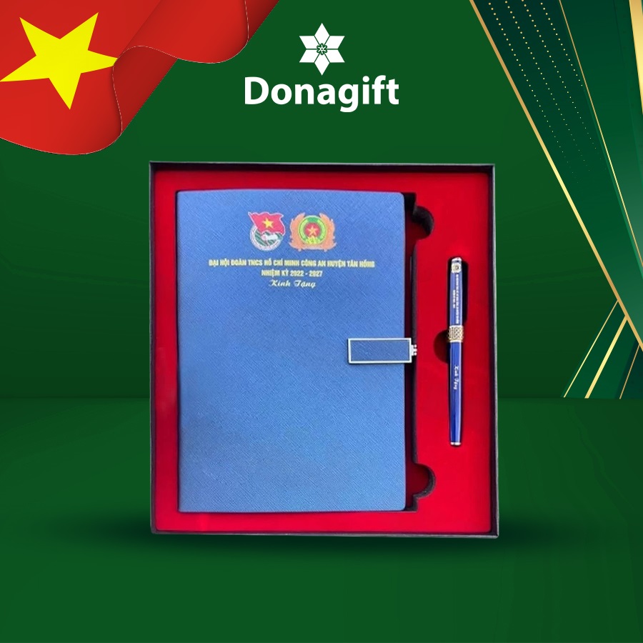 Bộ quà tặng sổ tay & bút cao cấp
