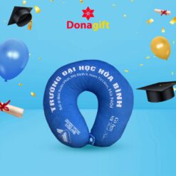 Gối cổ quà tặng tốt nghiệp Đại học Hòa Bình