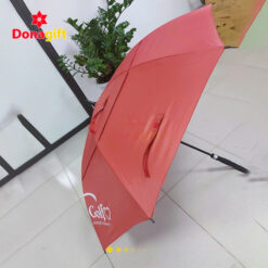 Dù 8 nan 2 tầng giả màu đỏ