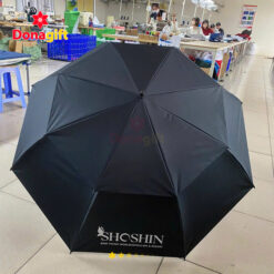 Dù 16 nan 2 tầng thật màu đen