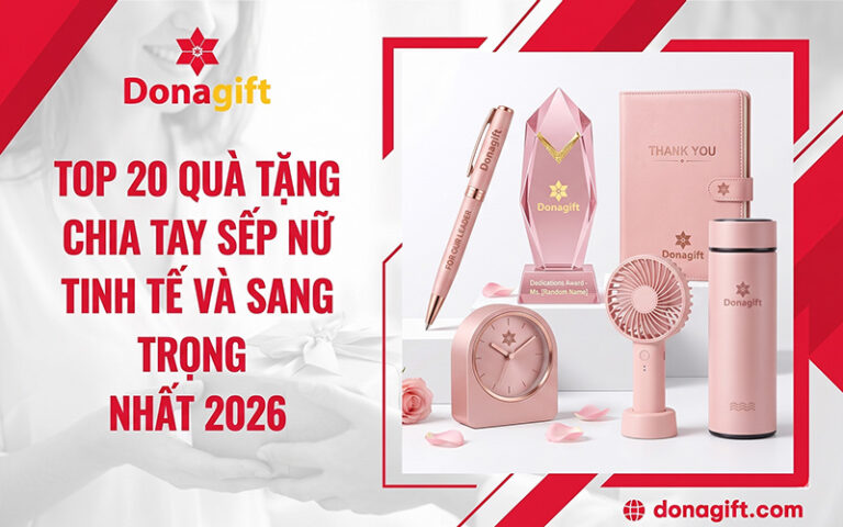Top 20 quà tặng chia tay sếp nữ đẹp, sang trọng và tinh tế