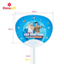 Mẫu quạt nhựa cầm tay sự kiện tân sinh viên K2025 thiết kế theo yêu cầu