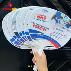 Quạt Nhựa Cầm Tay Tuyển Sinh Trường DHV thiết kế theo yêu cầu