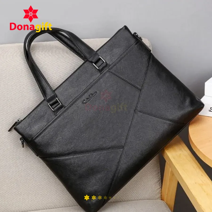 Cặp Da Công Sở Nam Đen Cao Cấp Hiện Đại 1