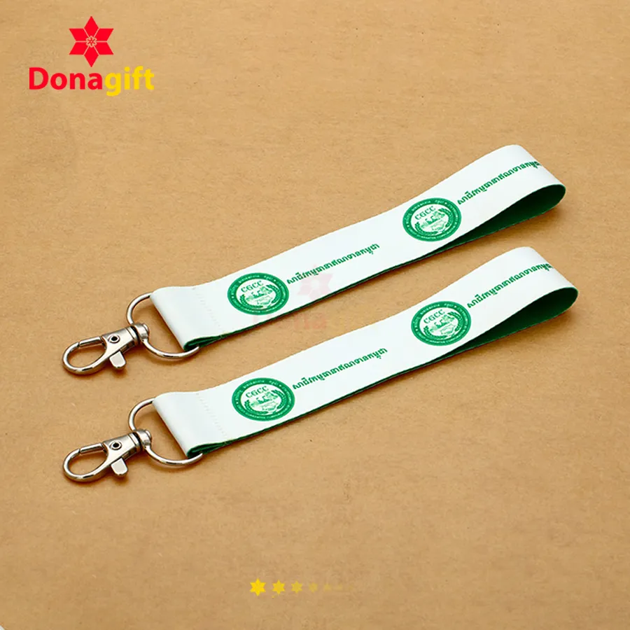 Dây Đeo Tay Móc Khóa Vải Polyester In Logo Theo Yêu Cầu 3