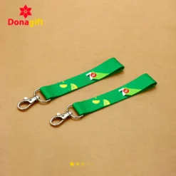 Dây Đeo Tay Móc Khóa Vải Polyester In Logo Theo Yêu Cầu