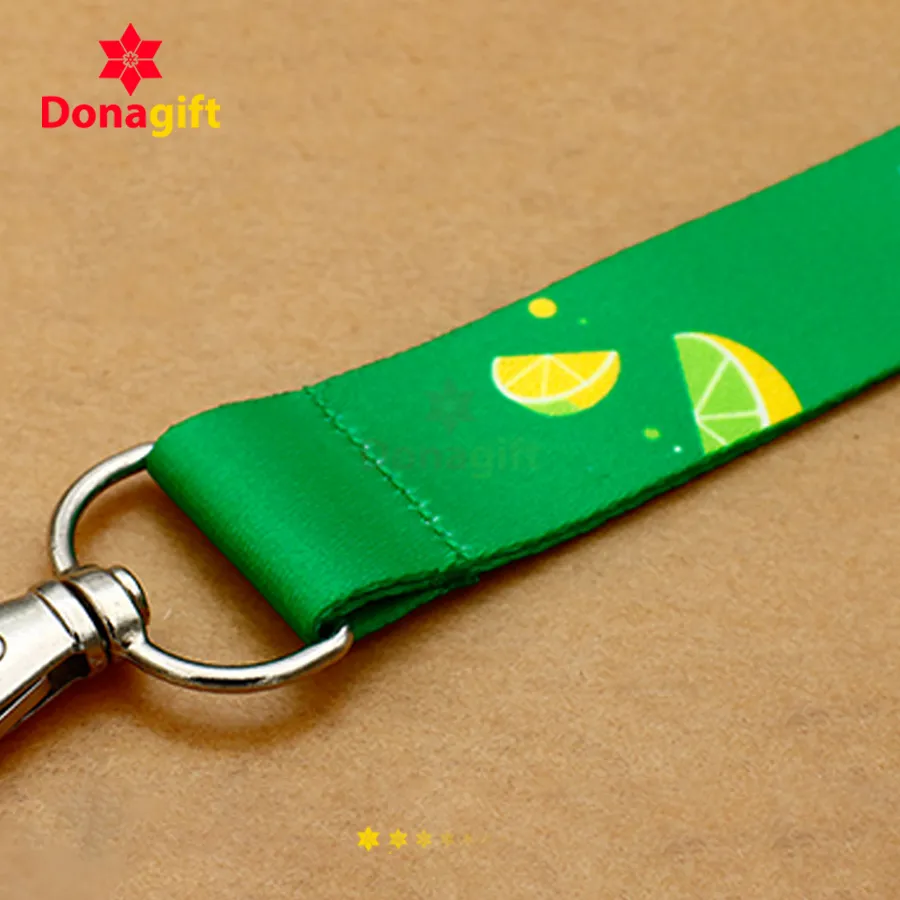 Dây Đeo Tay Móc Khóa Vải Polyester In Logo Theo Yêu Cầu 1