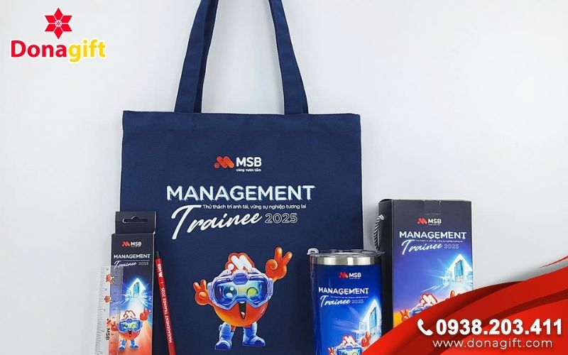 Túi Vải Canvas, Túi Tote In Thương Hiệu