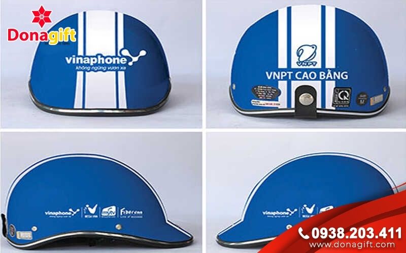 Nón Bảo Hiểm In Logo Thương Hiệu