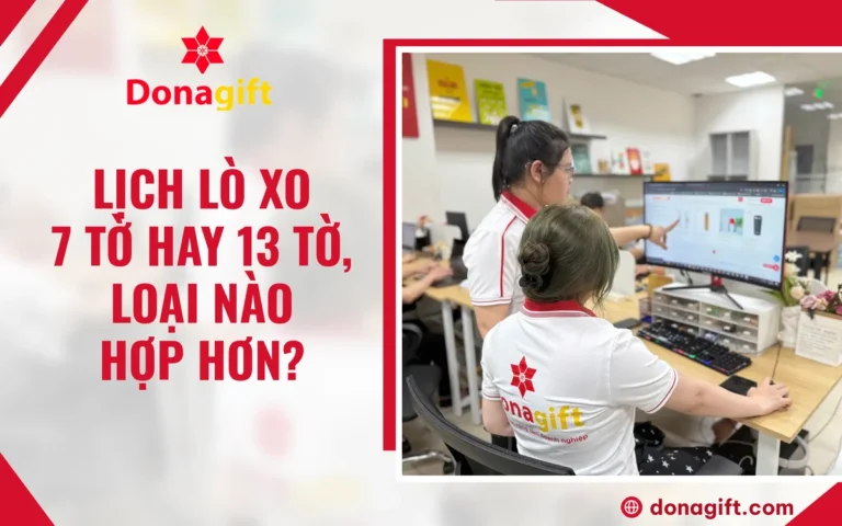 Lịch lò xo 7 tờ hay 13 tờ, loại nào hợp hơn? - DonaGift